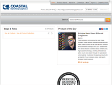 Tablet Screenshot of coastalmarketinggraphics.com